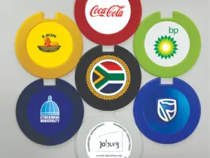 Plastic License Disc Holder With Custom Printed Design On It