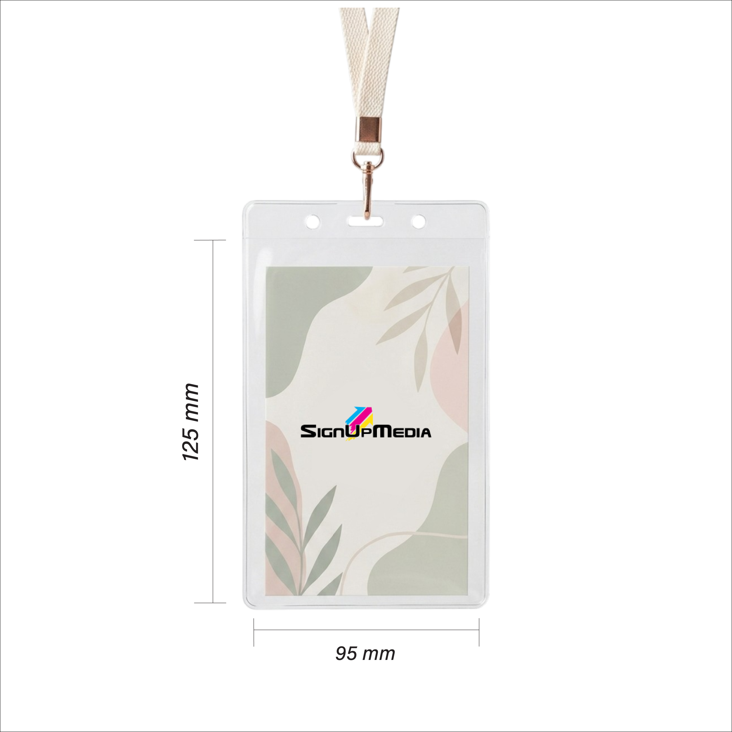 Lanyard Pouch 95 X 125 Portrait - Image 3
