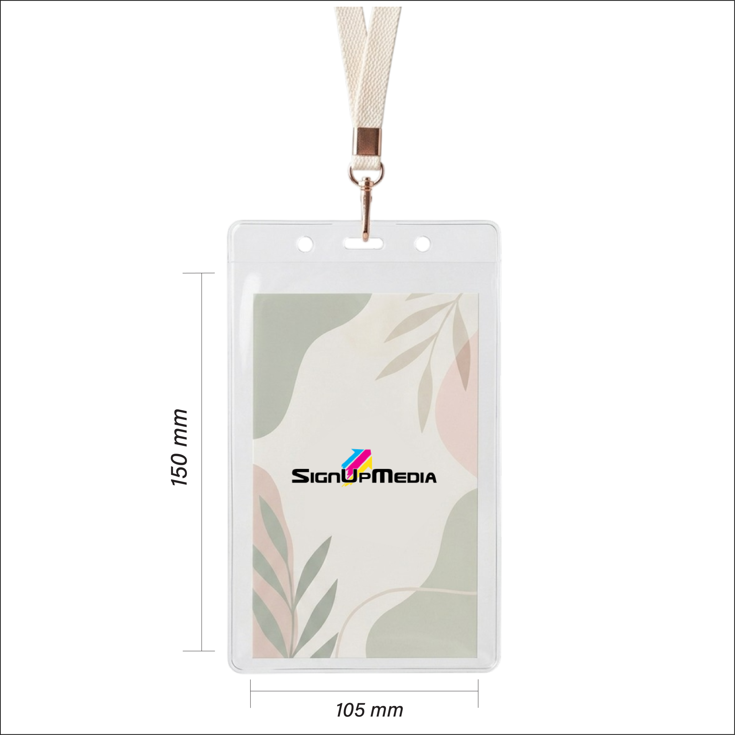 A6 Lanyard Pouch 150×105 Portrait - Image 4